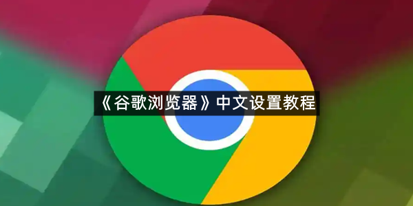 《谷歌浏览器》中文设置教程