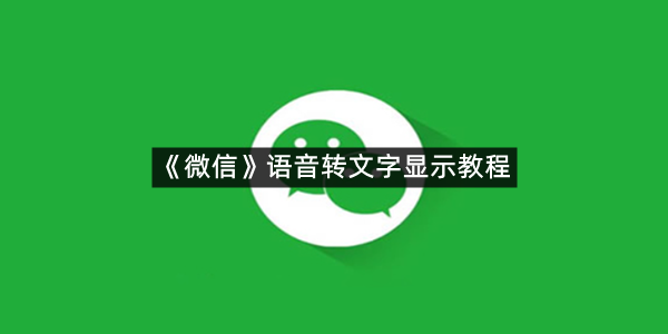 《微信》语音转文字显示教程