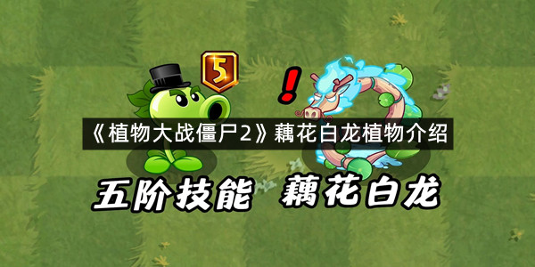 《植物大战僵尸2》藕花白龙植物介绍