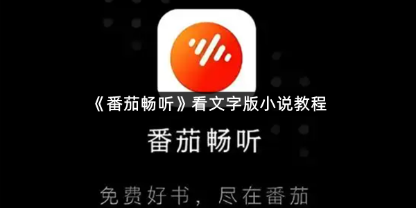 《番茄畅听》看文字版小说教程