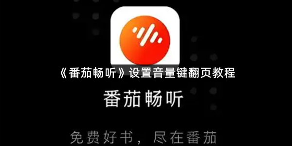 《番茄畅听》设置音量键翻页教程