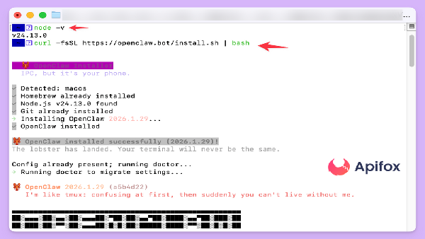 openclaw本地部署截图