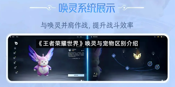 《王者荣耀世界》唤灵与宠物区别介绍