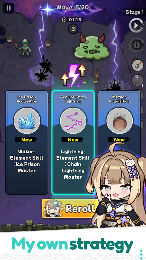 忍者喵喵保卫村庄截图