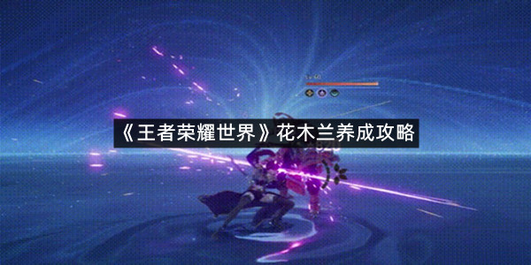 《王者荣耀世界》花木兰养成攻略