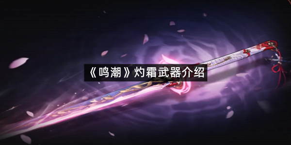 《鸣潮》灼霜武器介绍