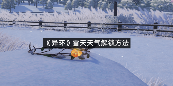 《异环》雪天天气解锁方法