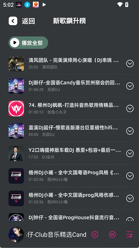 车载音乐库截图
