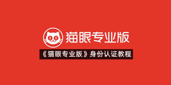 《猫眼专业版》身份认证教程