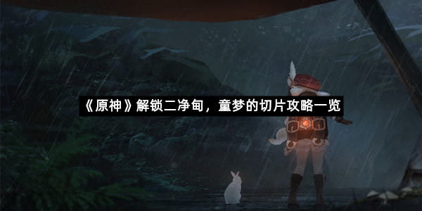 《原神》解锁二净甸，童梦的切片攻略一览