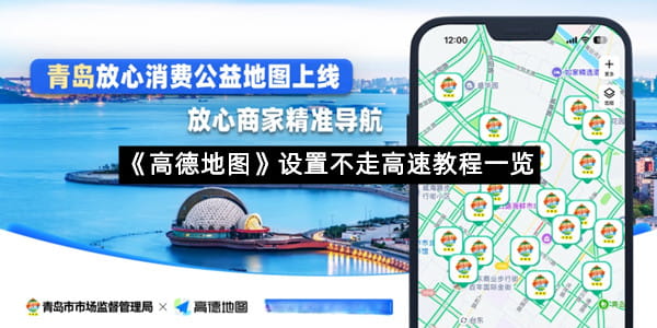《高德地图》设置不走高速教程一览