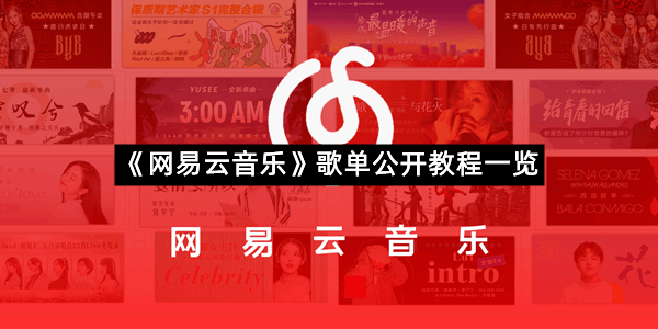 《网易云音乐》歌单公开教程一览