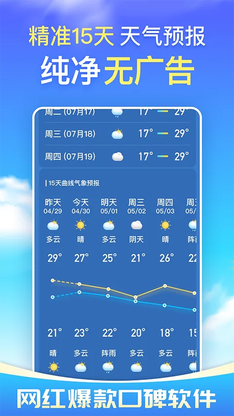 更云天气预报纯净版截图