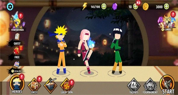 火柴人忍者3v3竞技场-1