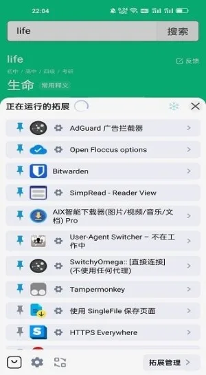 雨见浏览器截图