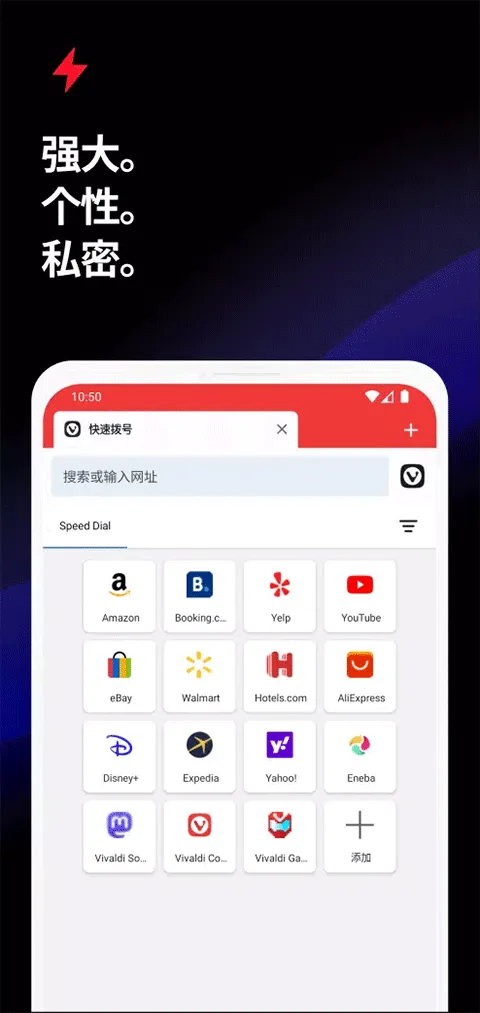 Vivaldi浏览器截图