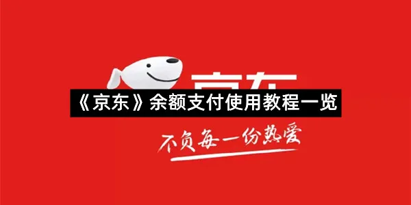 《京东》余额支付使用教程一览-1