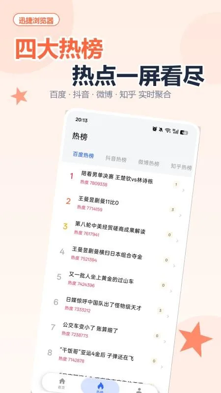 迅捷浏览器截图